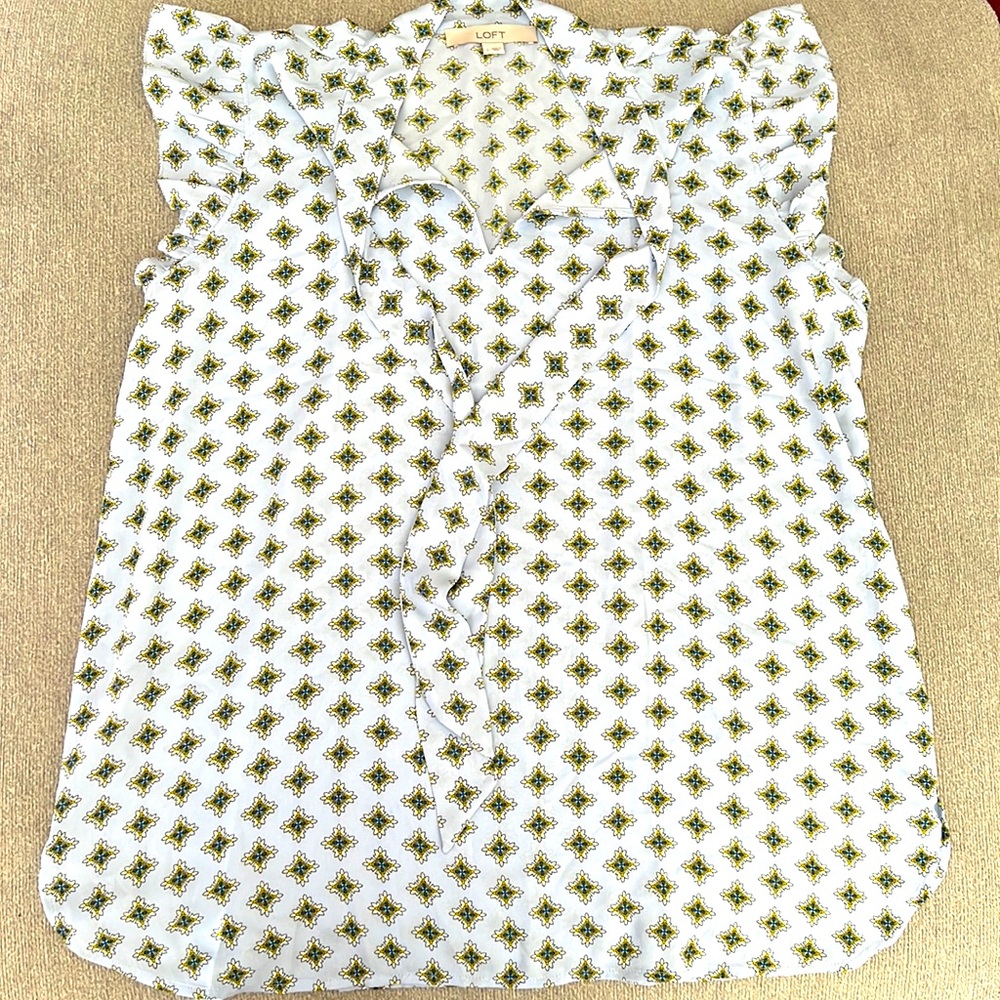 LOFT WOMENS BLOUSE SZL